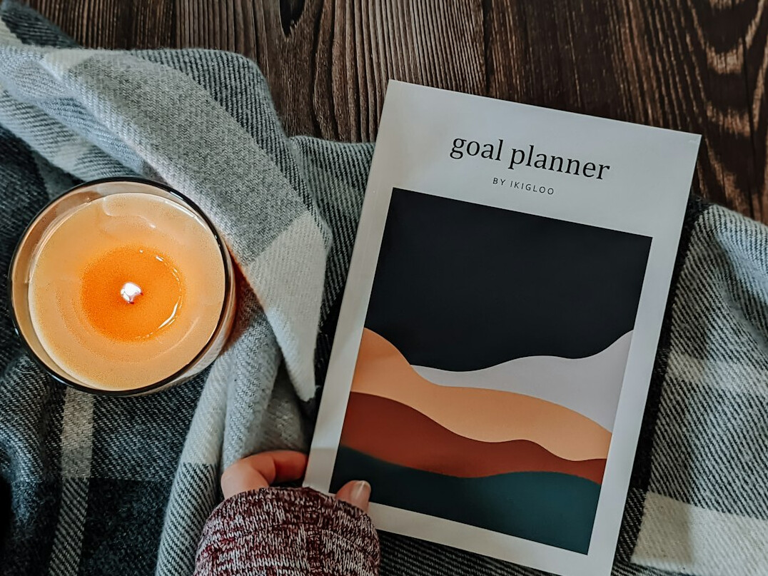person setting goals